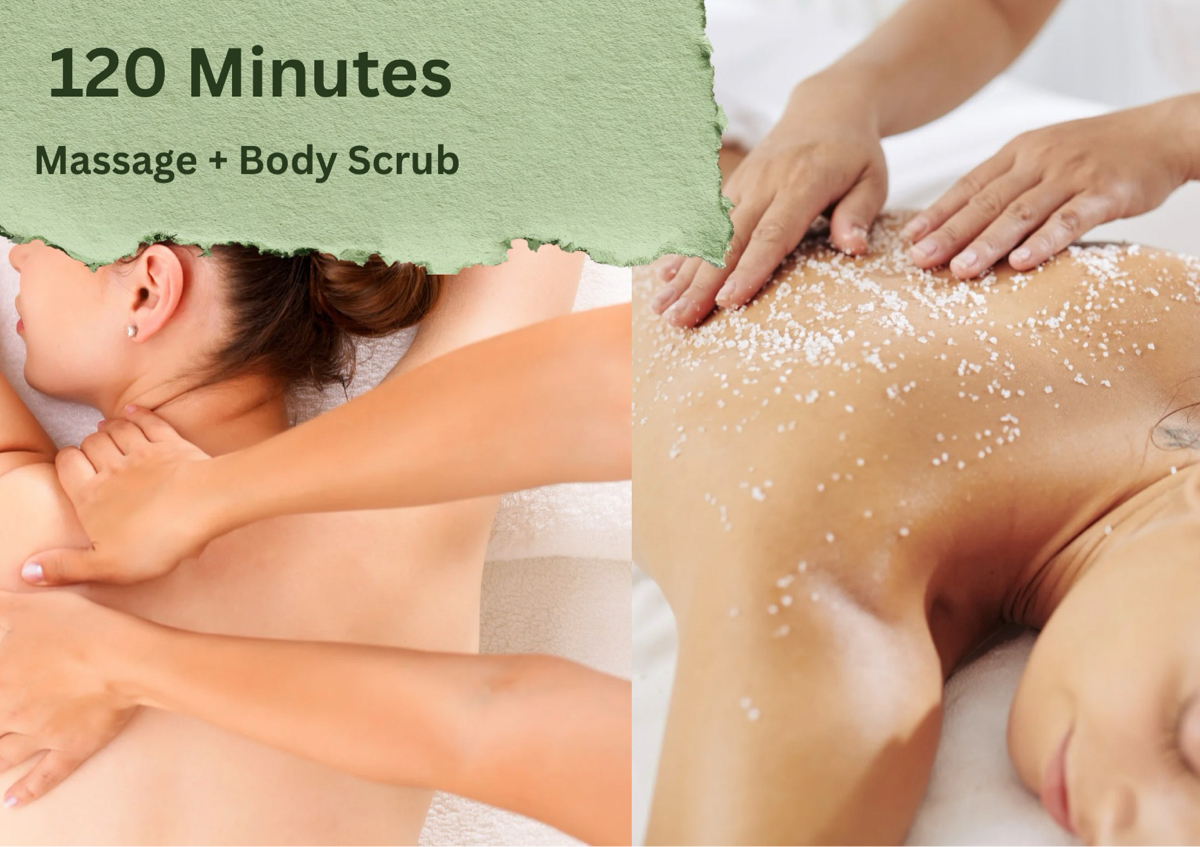 Garden Rejuvenation Package  (Massage +Body Scrub)