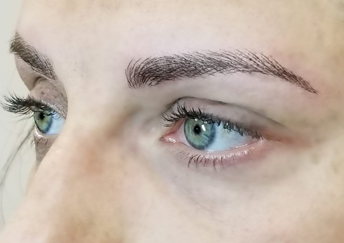 Retoque inicial microblading