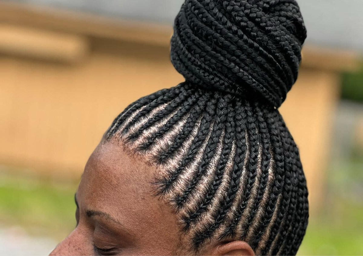 small feedin ponytail