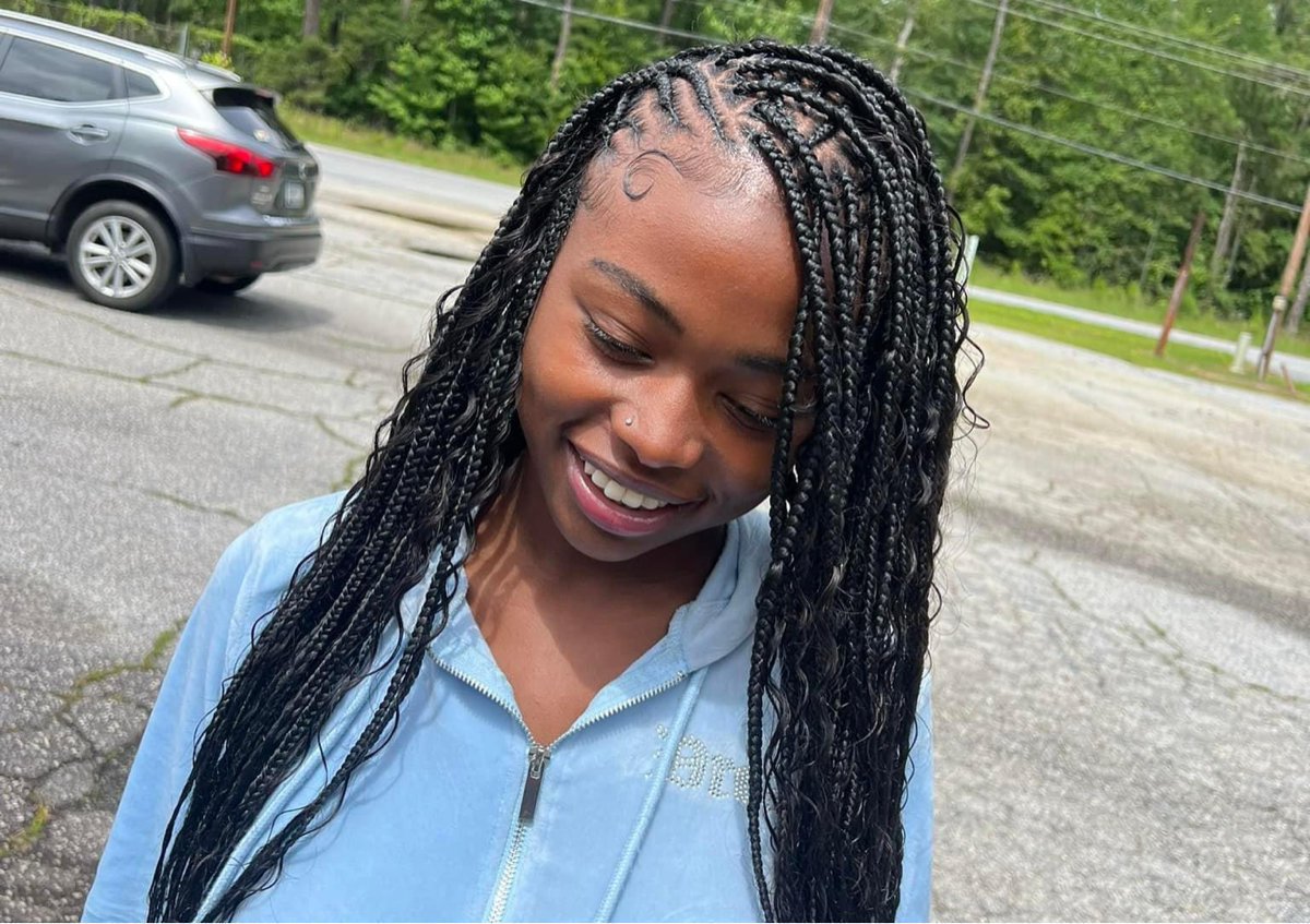 3 in 1 Fulani Braids (butt length)