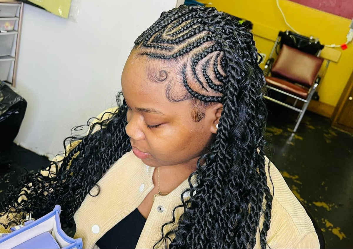 fulani twists butt length