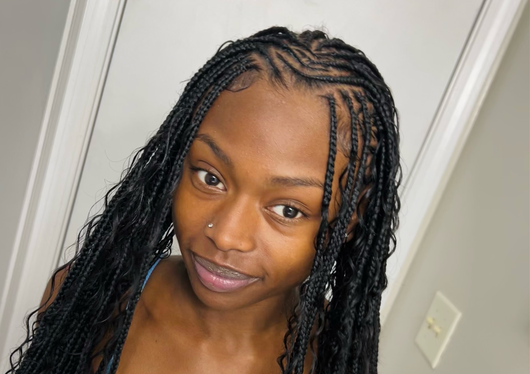 3 in 1 Fulani Braids (middle of the back)