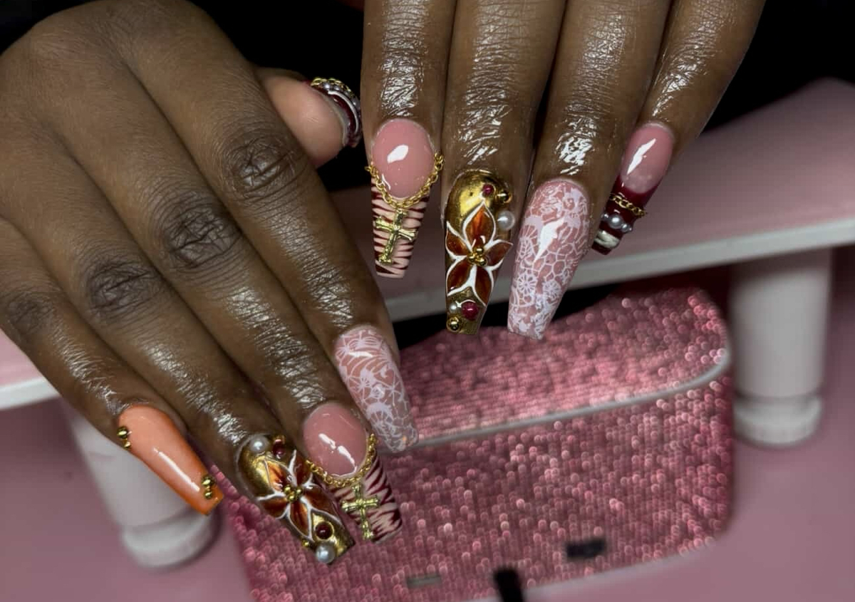 Long Acrylic Full Set