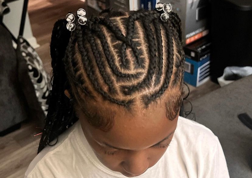 freestyle tribal braids