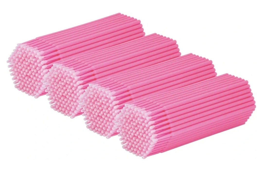 Micro Cotton Swabs, Disposable Eyelash Microswabs for Eyelash Extensions,