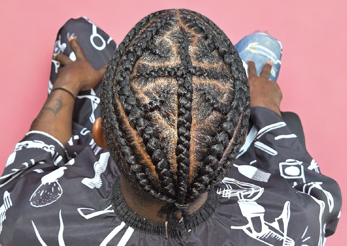 Design Braids Half Head 
