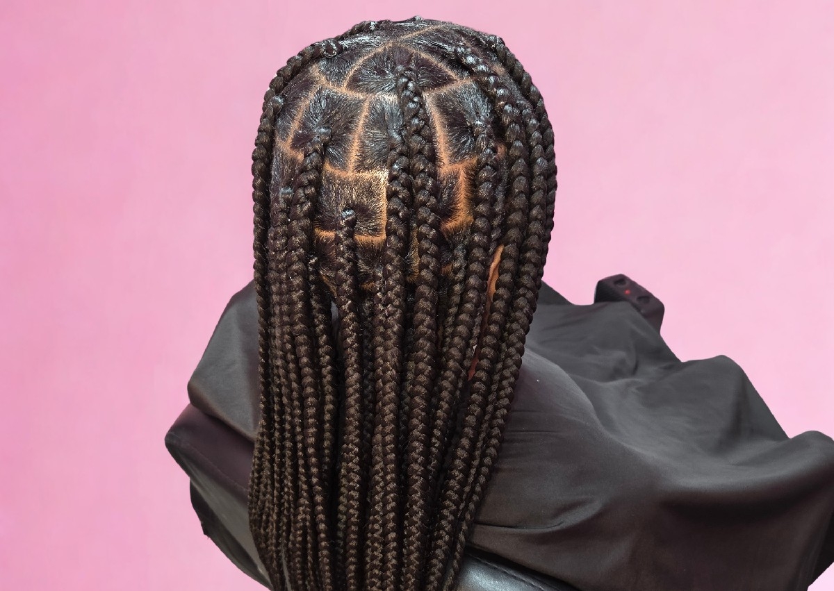  XLarge Knotless Braids Waist Length 