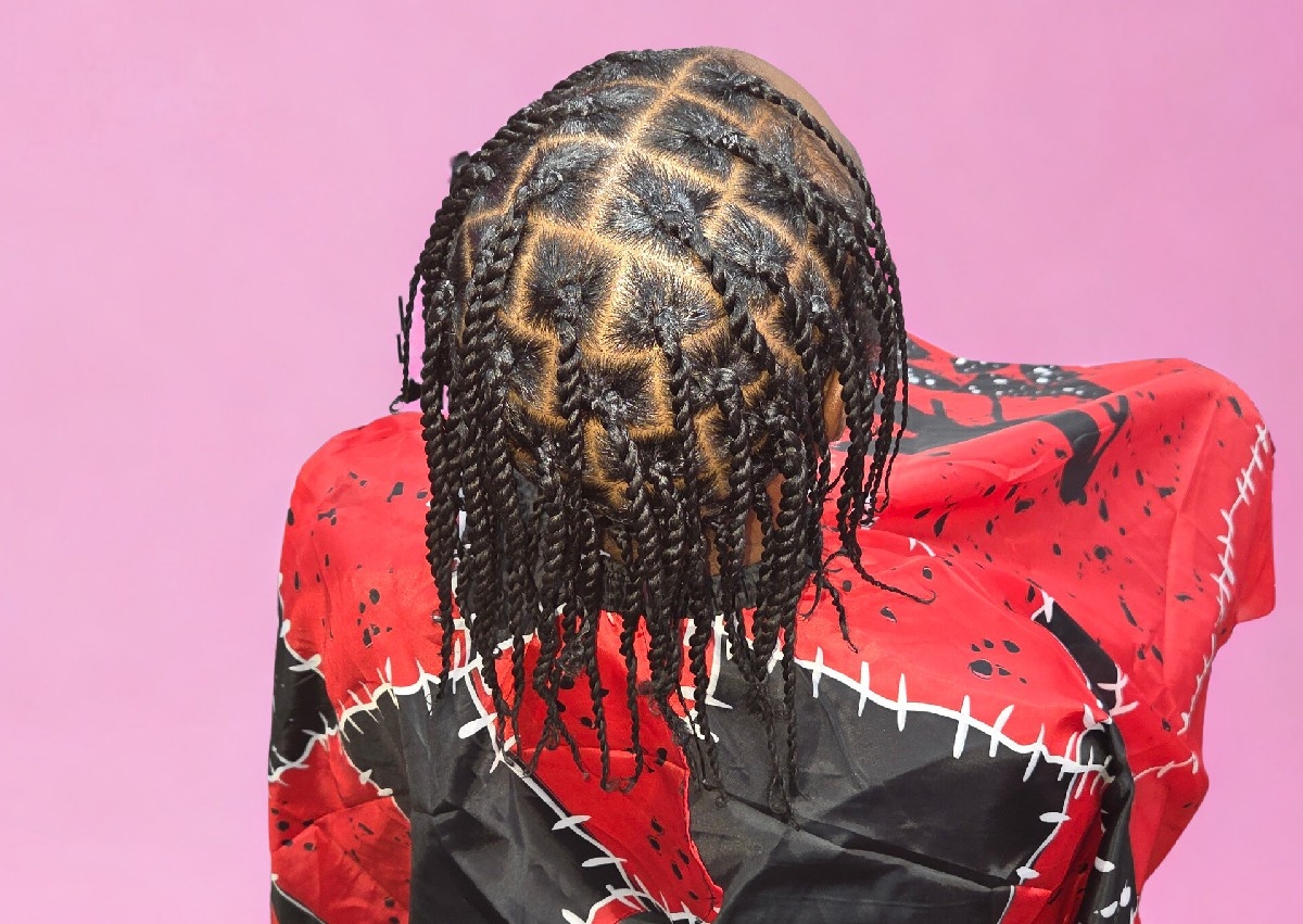 Large 2 Strand Twist Full Head