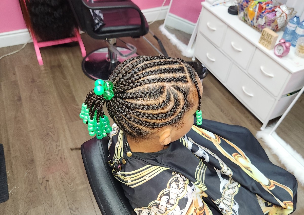 Kids Natural Cornrows 