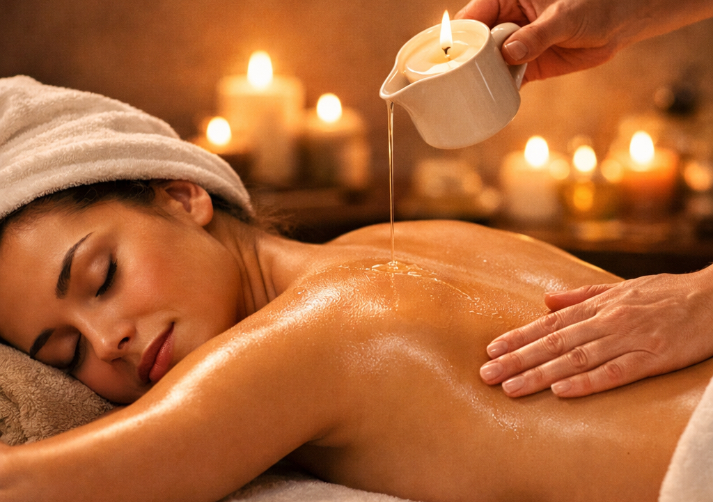 45 Minute Luxury Candle Back Massage