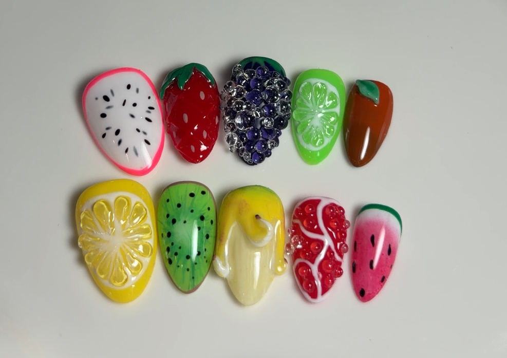 3d fruits