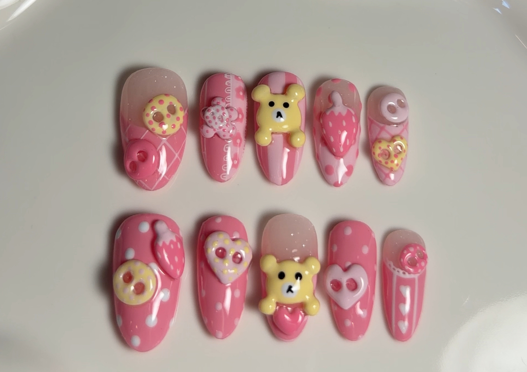 Teddy bear press on