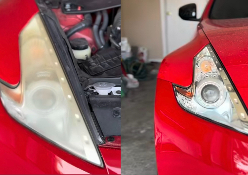Headlight restoration 