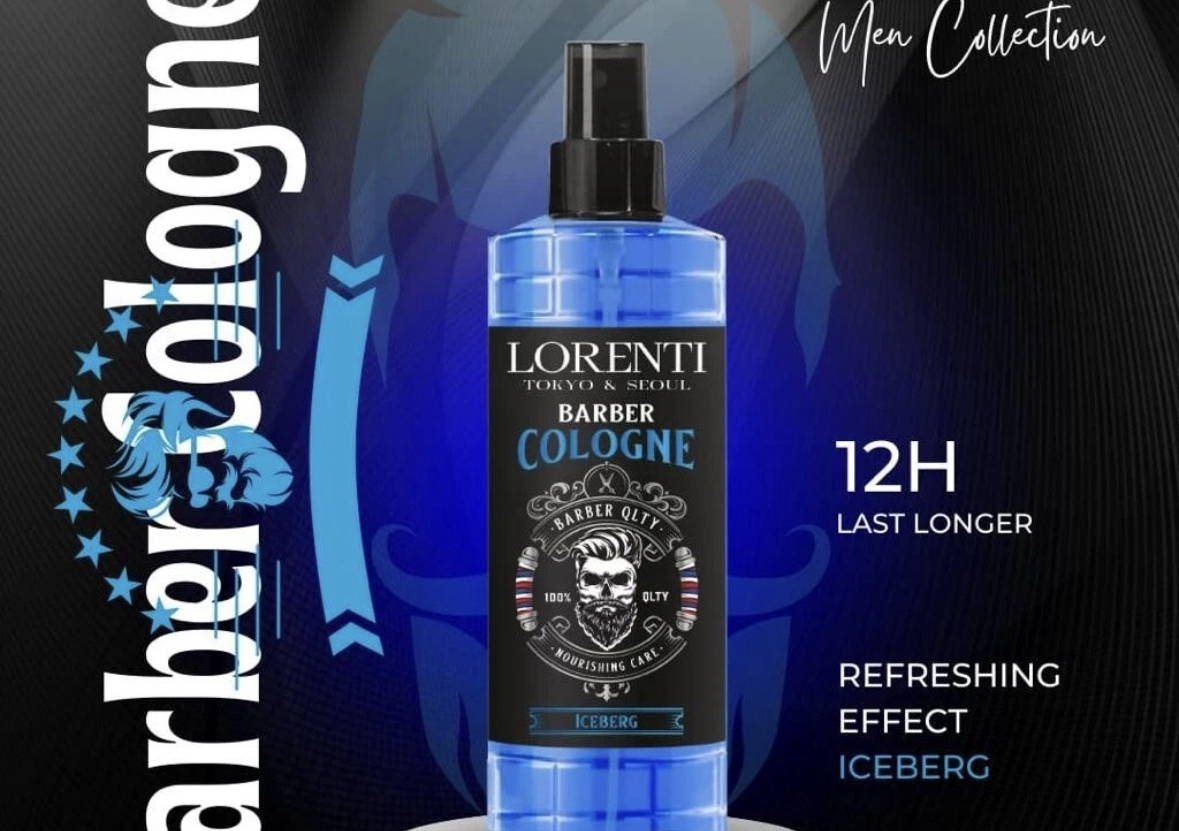 Lorenti Iceberg After Shave Barber Spray Cologne | Hydrating Nourishing 400ml