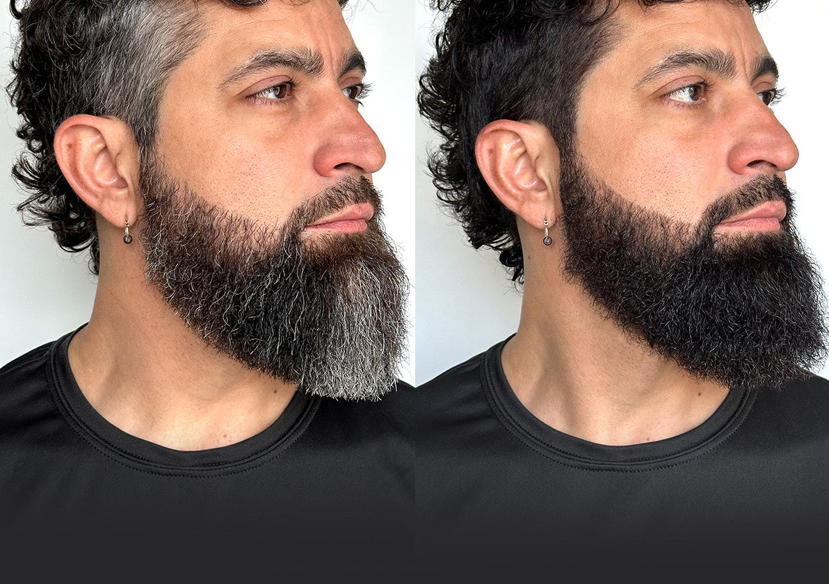 Beard colour / black or brown
