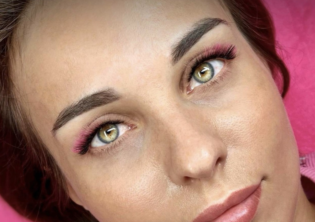 Coloured lashes add on