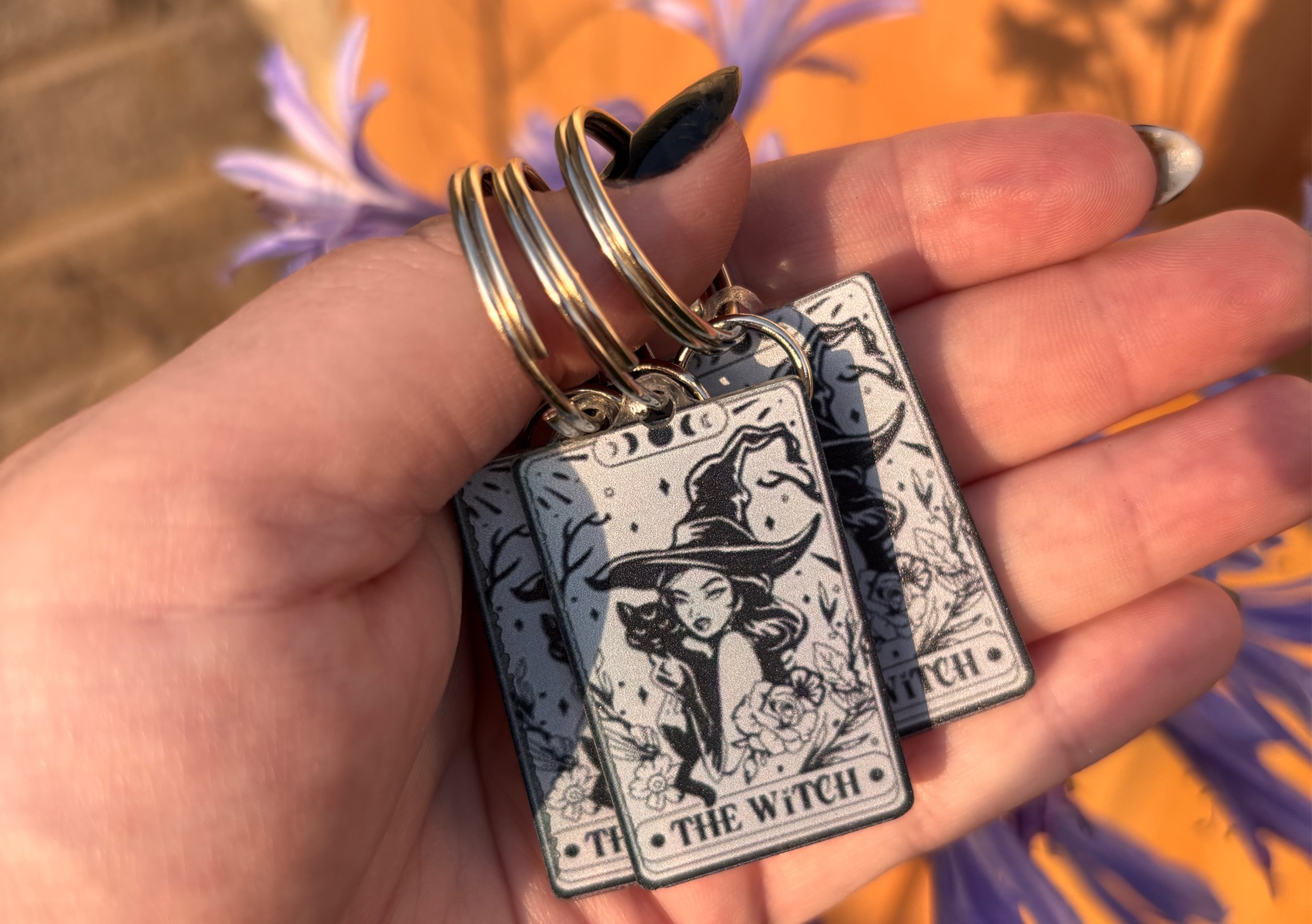 The Witch key rings