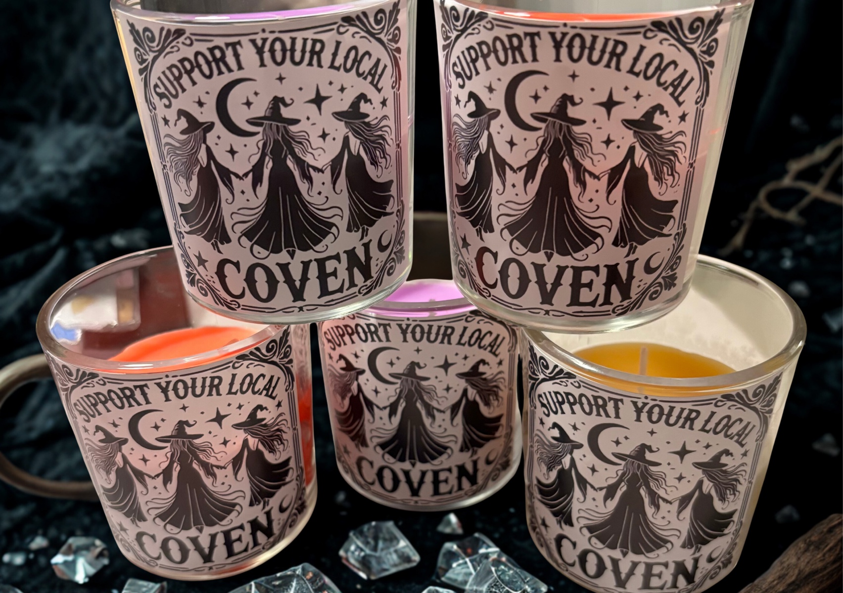 Support your local coven candles