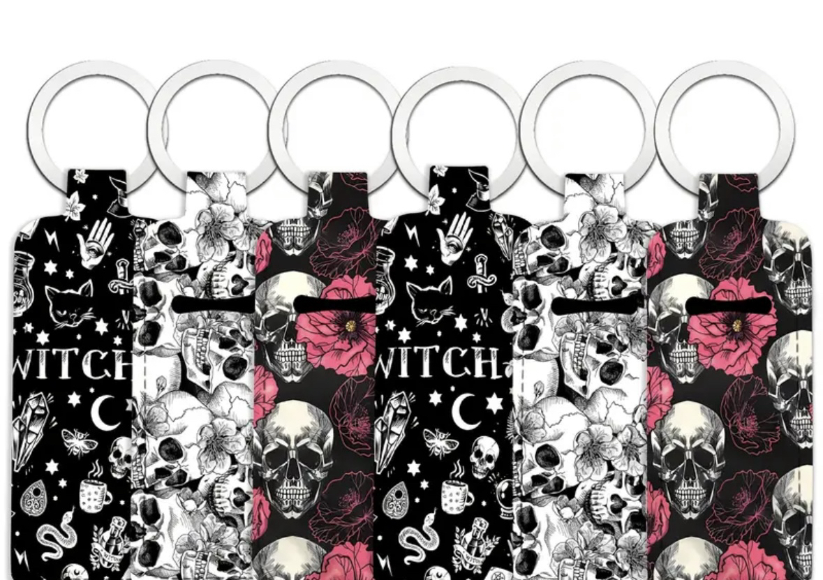 Lipstick holder keyrings