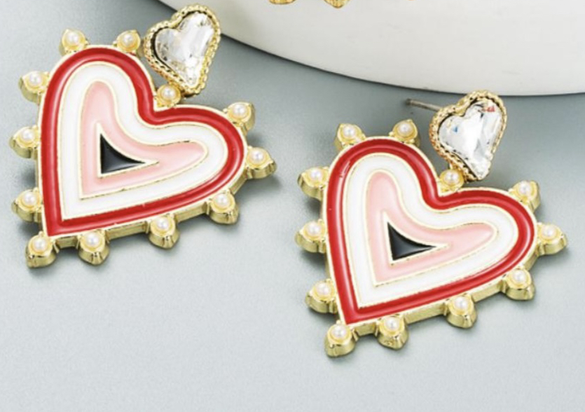 “Gabbys Heart” Earrings