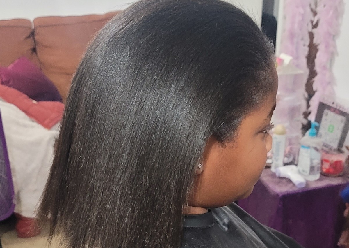 Shampoo and blow dry /deep condition