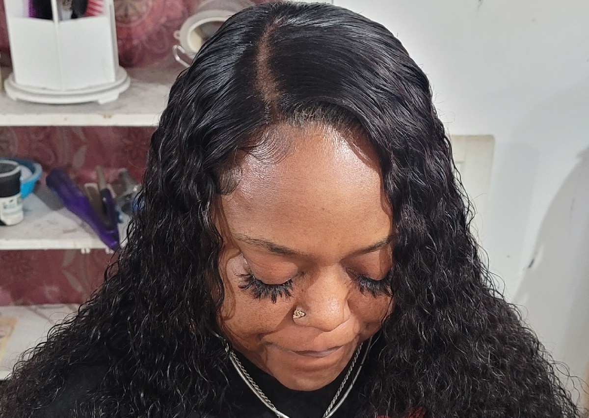 Closure wig install 