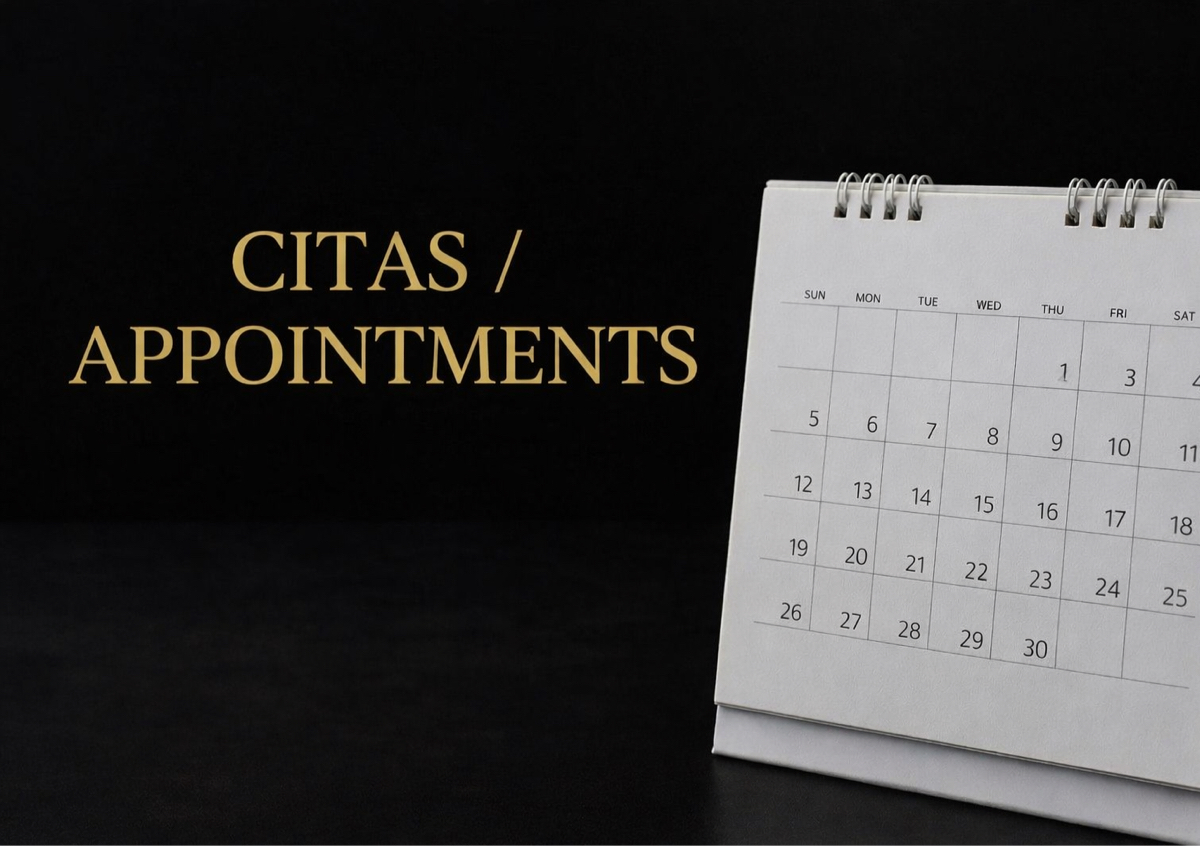 Citas/ Appointments