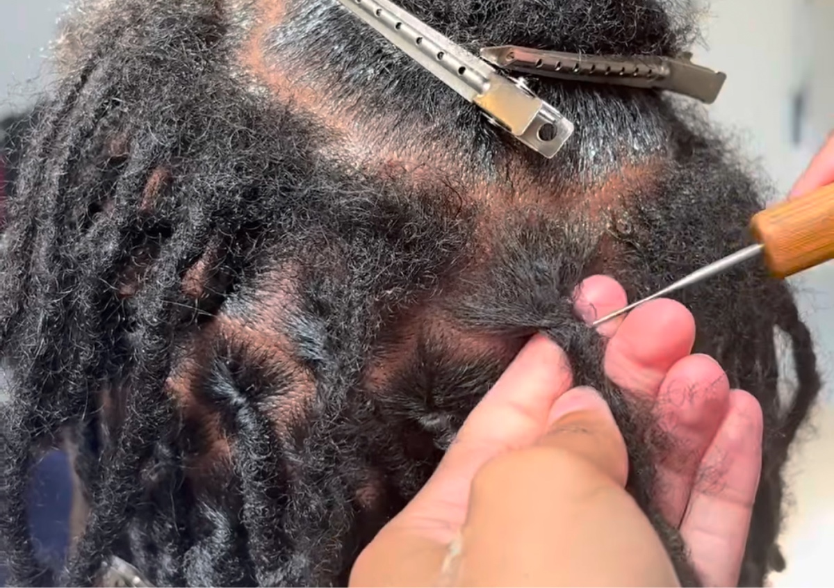 Repairs or Re-attachments w/ Crochet Needle