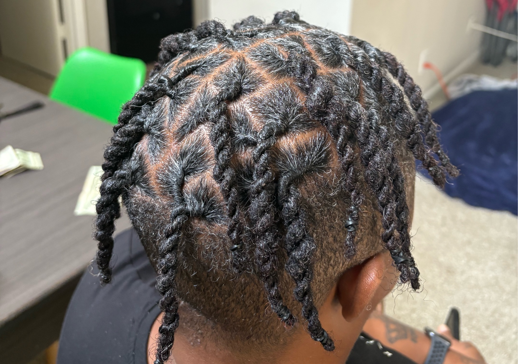 High Top/Half Head Retwist