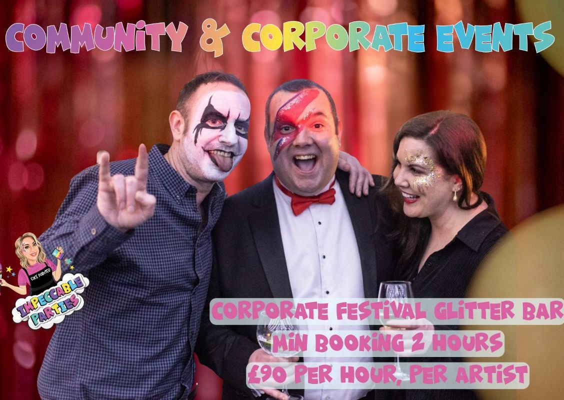 Corporate Festival Glitter Bar