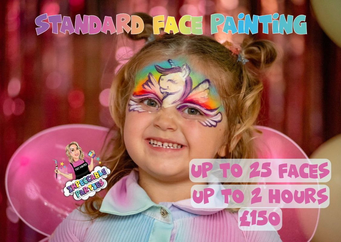 Standard Face Painting - 2 hours