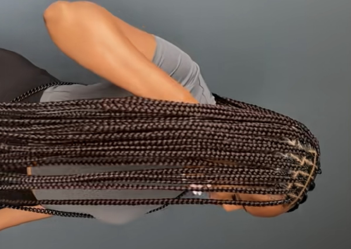 Knotless braid