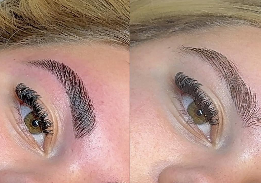 ᴇʏᴇʙʀᴏᴡ ʟᴀᴍɪɴᴀᴛɪᴏɴ ᴡɪᴛʜ ᴛɪɴᴛ 