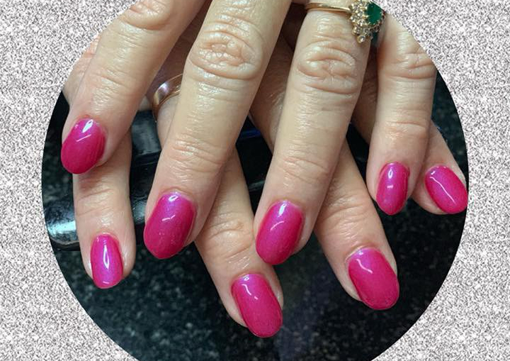 Manicure with polish 