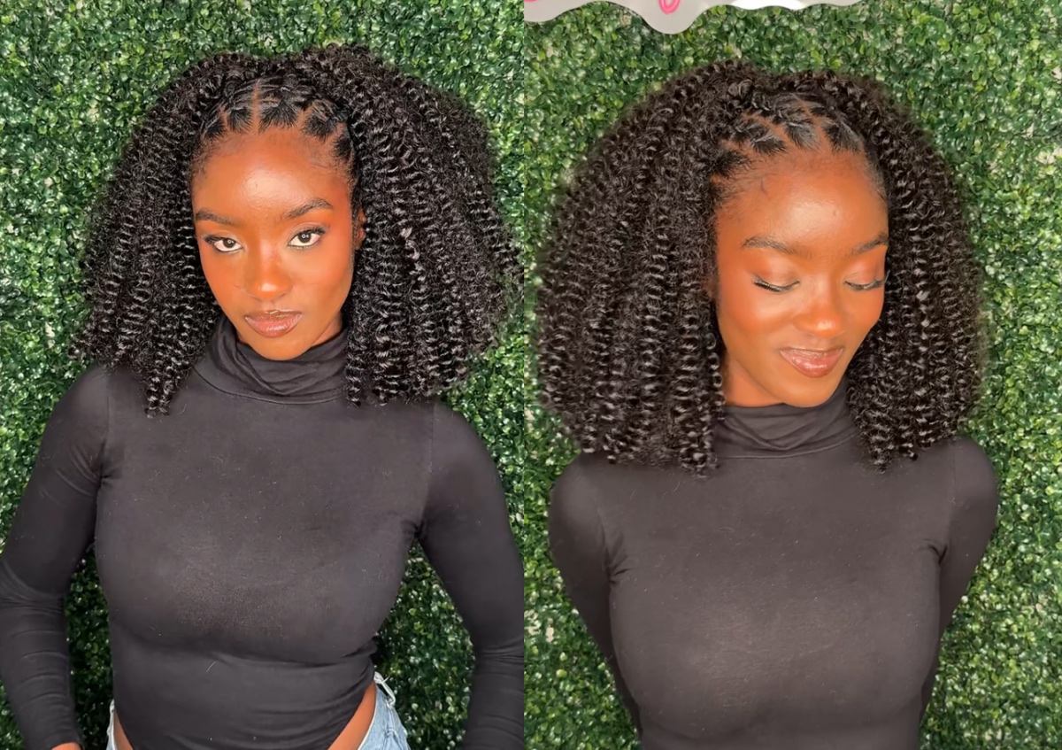 Crochet hair over locs 