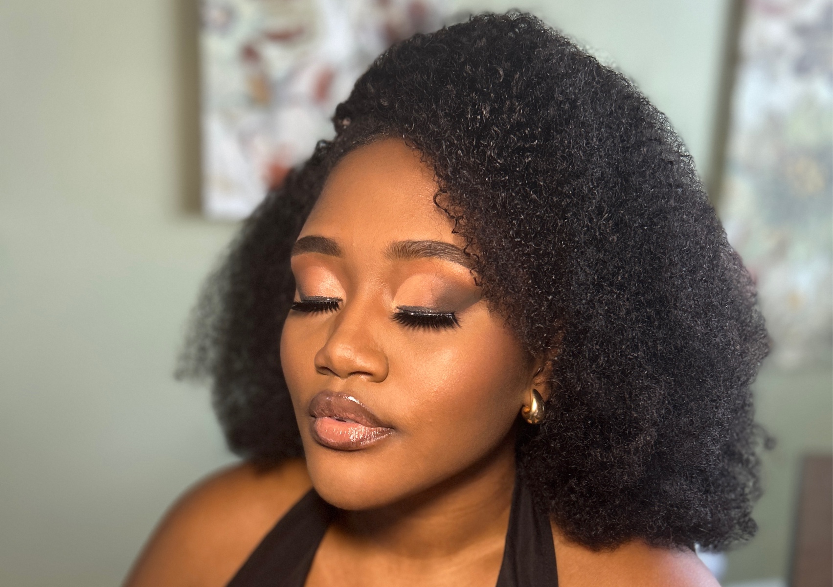 Full/Bold glam makeup 