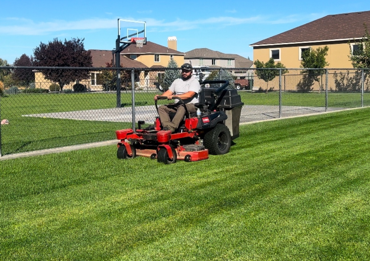 Lawn mowing