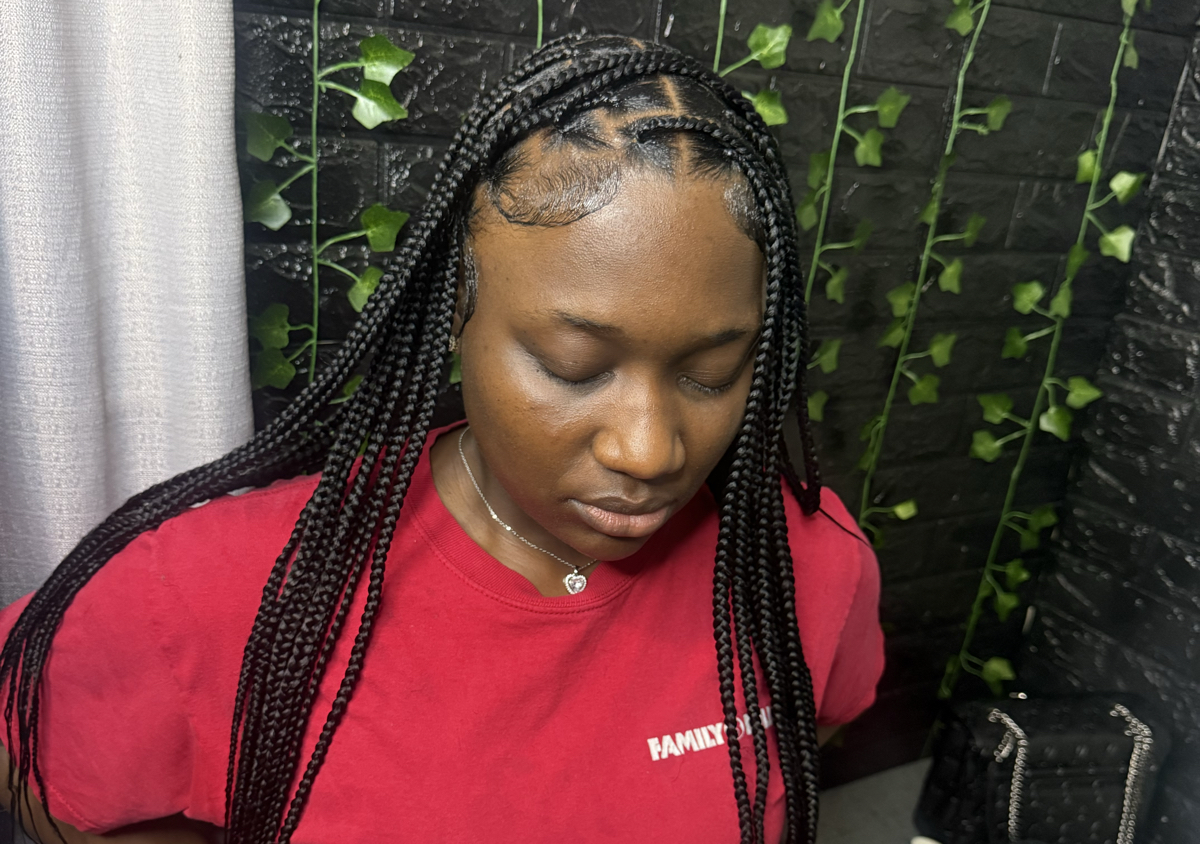 Medium Knotless Braids