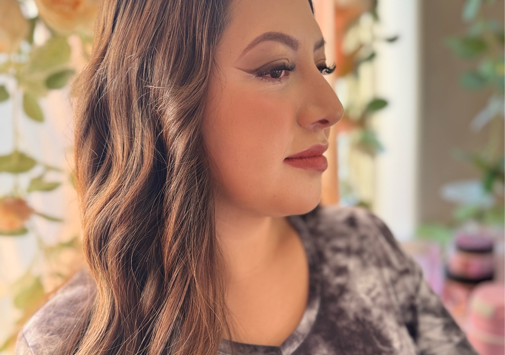 Makeup & simple hair look 