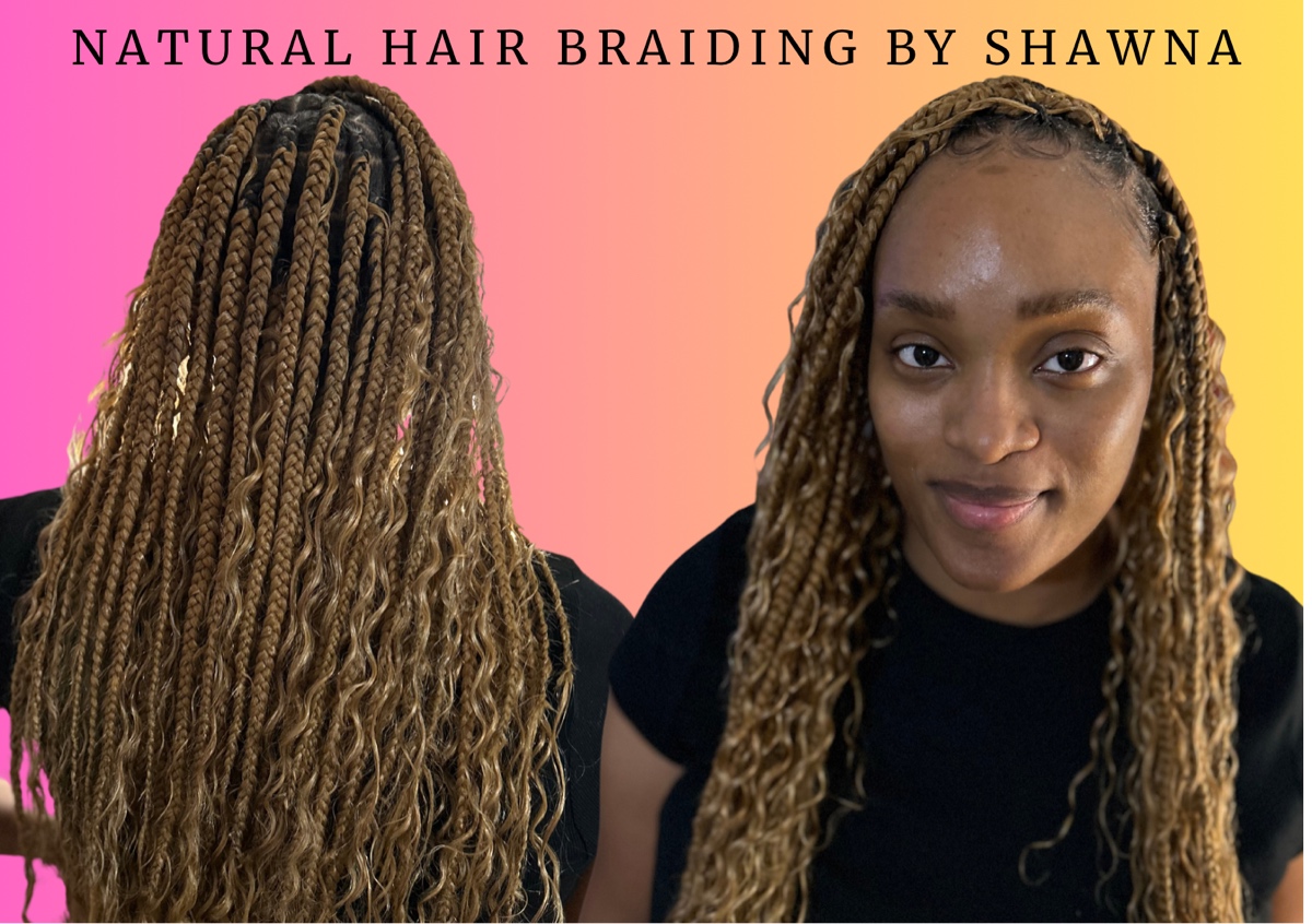 Boho Knotless Braids