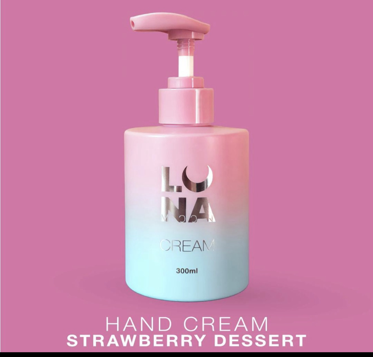 Strawberry Dessert Hand Cream – LUNAmoon 300 ml