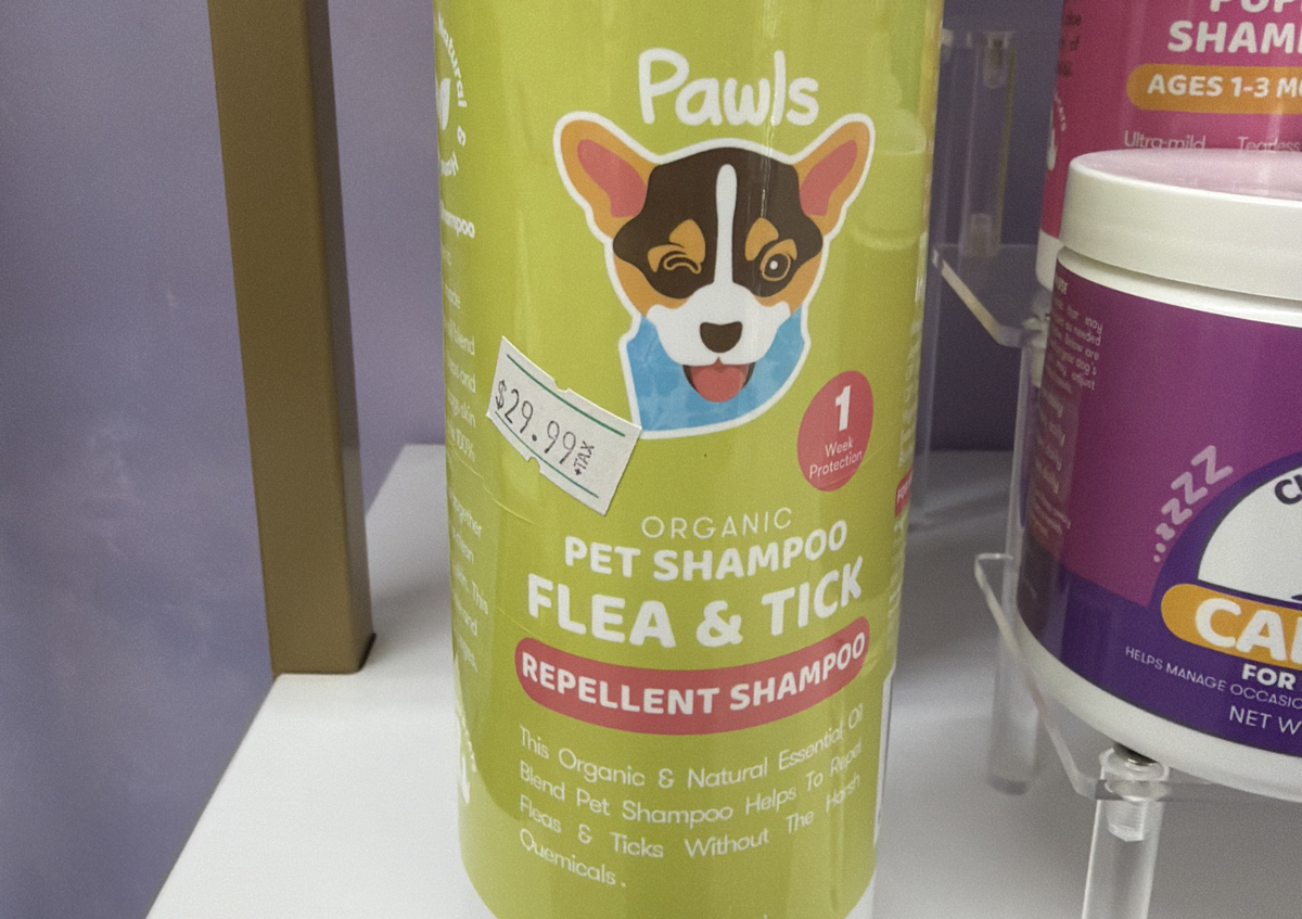 Shampoo para pulgas & garrapatas