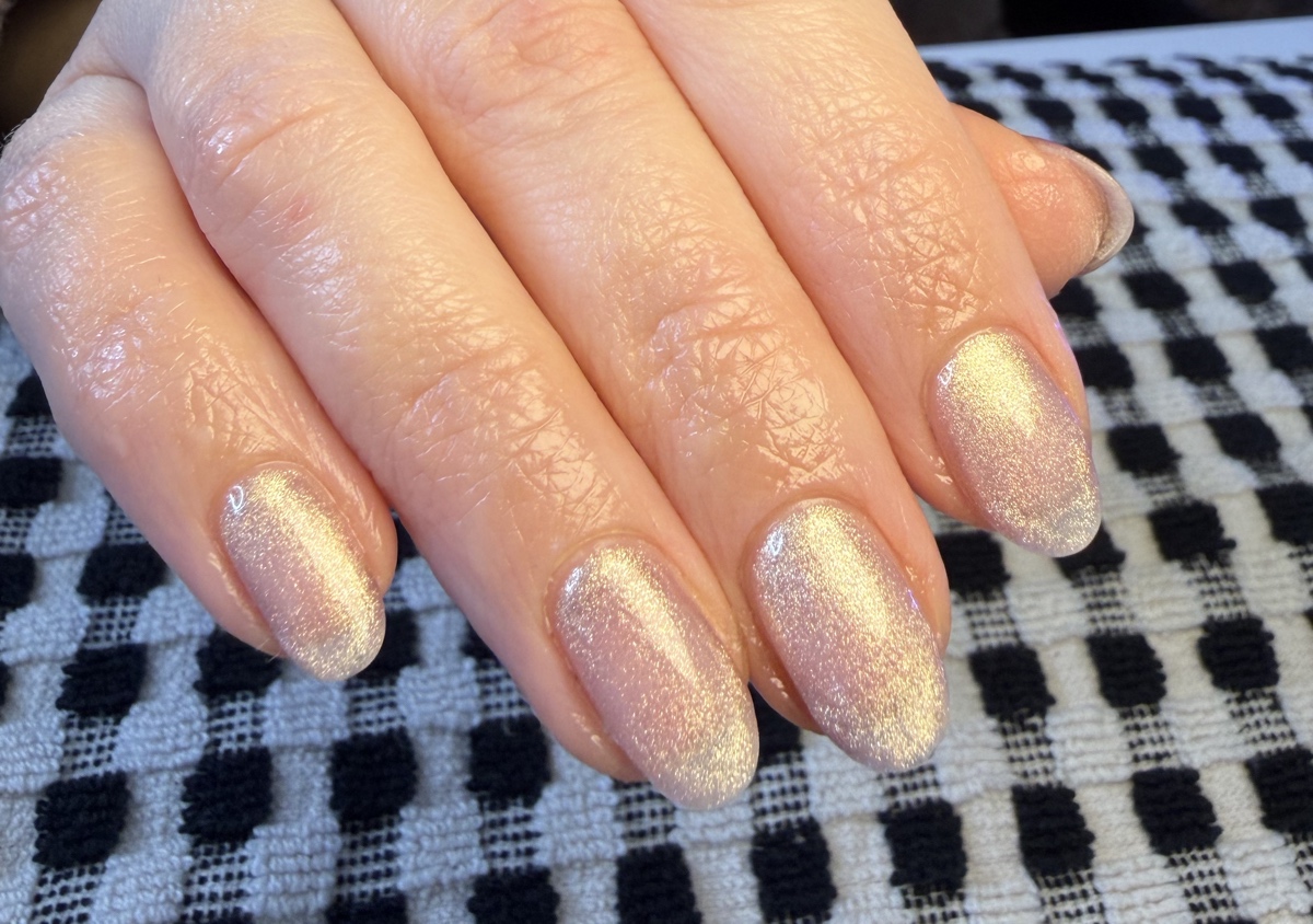 Gel polish on natural nails