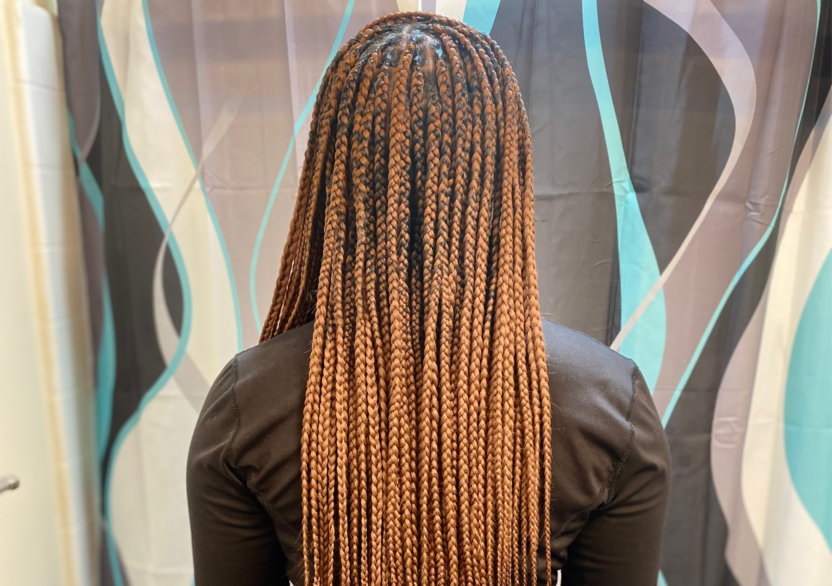 Smedium Knotless Braids(Waist)