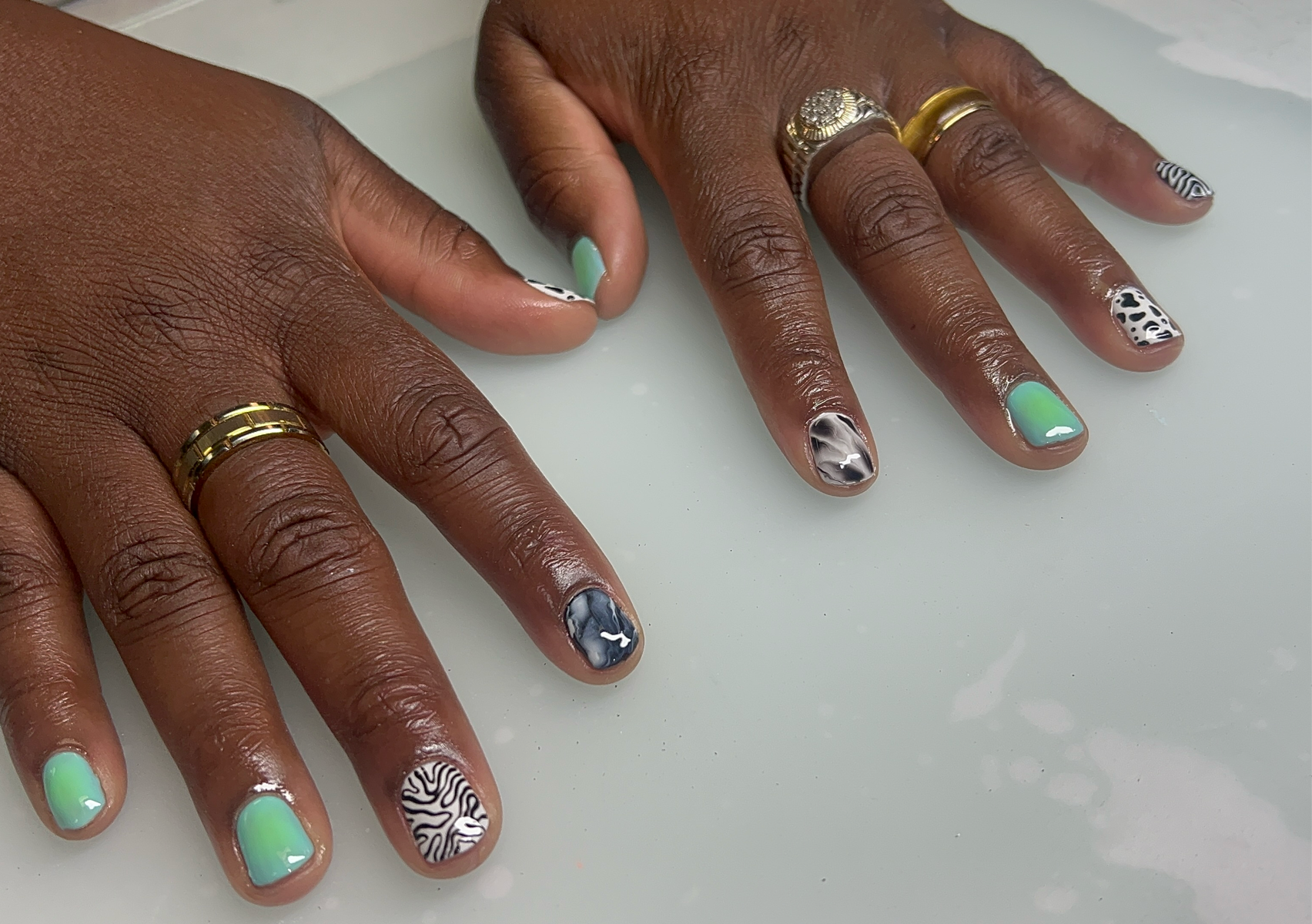 Gel Manicure + Freestyle  