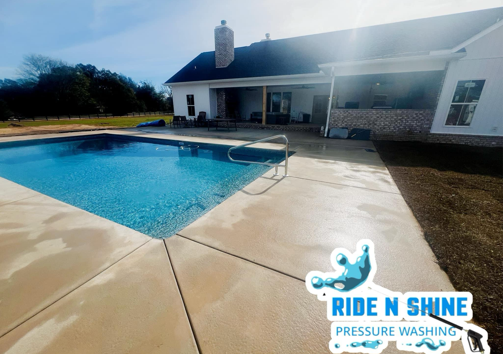 Concrete Pressure Washing Cleaning 