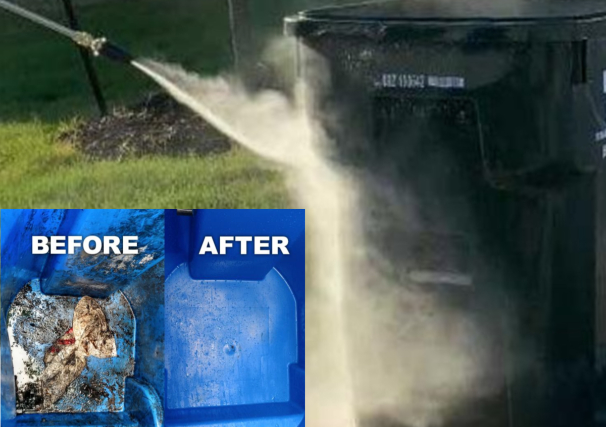 Trash Can Cleaning & Sanitatizing 