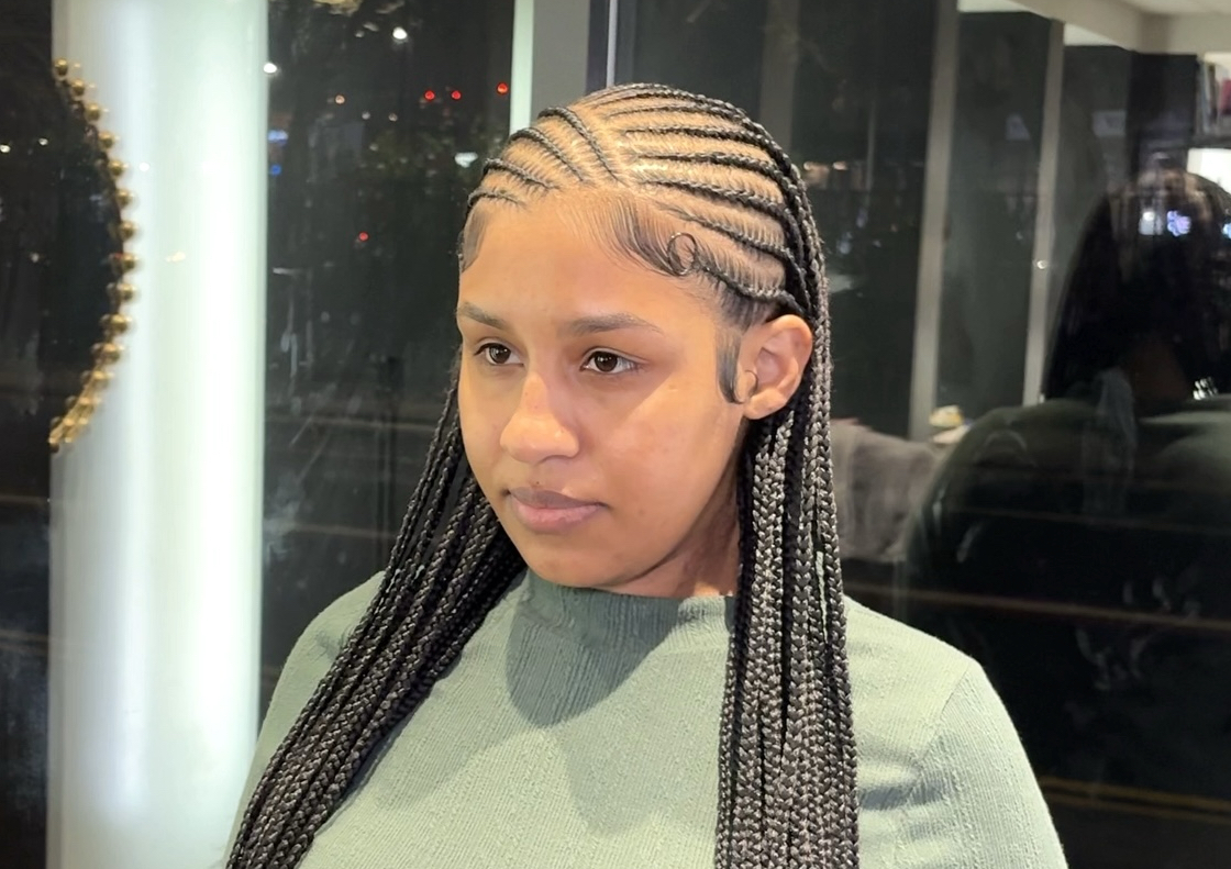Smedium Fulani braids 