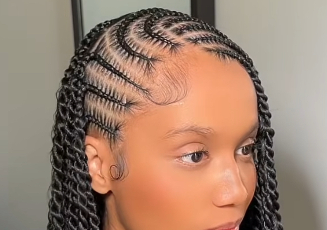 Medium fulani twists Style 5