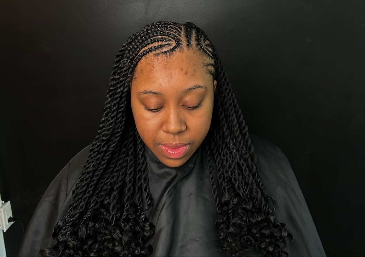 Smedium fulani twists style 4